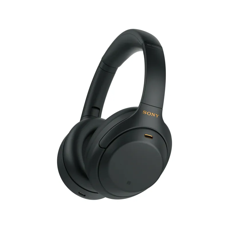Sony WH-1000XM4 Wireless Noise Cancelling Over-Ear Headphones (Black) – Image 1