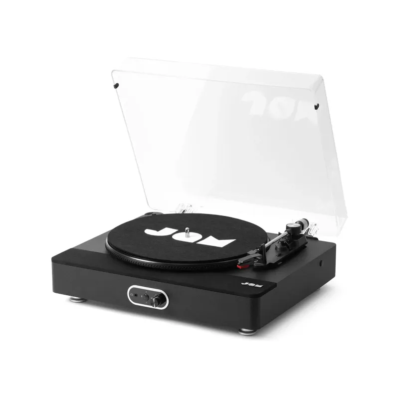 Jam Sound Stream+ Bluetooth Wireless Turntable Record Player (Matte Black) – Image 1