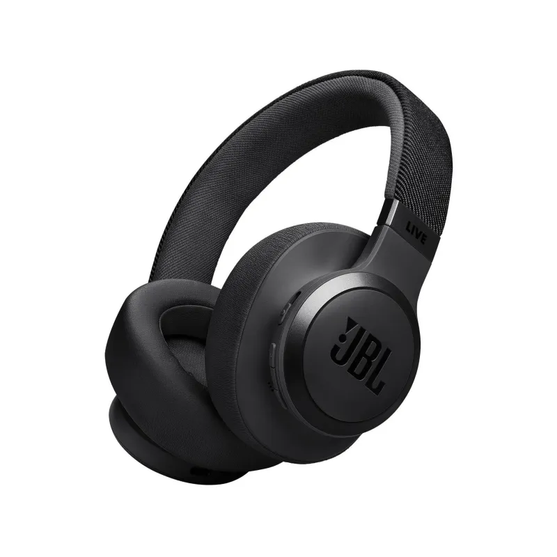 JBL Live 770NC Wireless True Noise Cancelling Over-Ear Headphones (Black) – Image 1