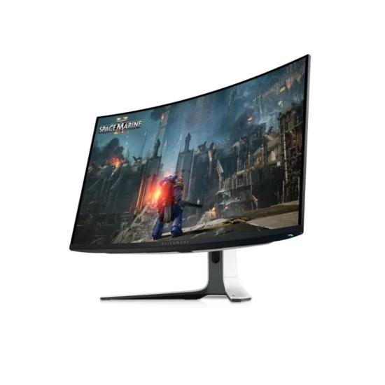 Alienware AW3225QF 32" 4K 240Hz Curved QD-OLED Gaming Monitor – Image 1