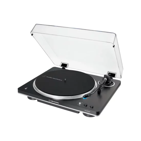 Audio-Technica LP70XBT Fully Automatic Bluetooth Turntable (Black/Silver) – Image 1