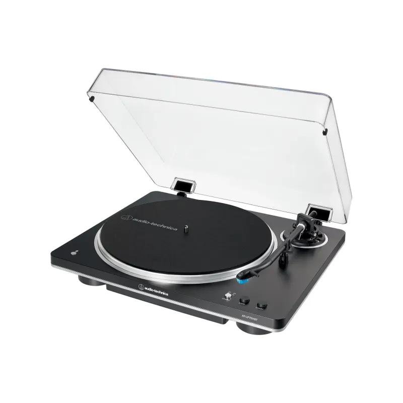Audio-Technica LP70XBT Fully Automatic Bluetooth Turntable (Black/Silver) – Image 1