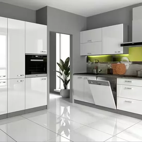 Küchenzeile Bianca I – 240 + 160 cm, zeitloses Design – Image 2