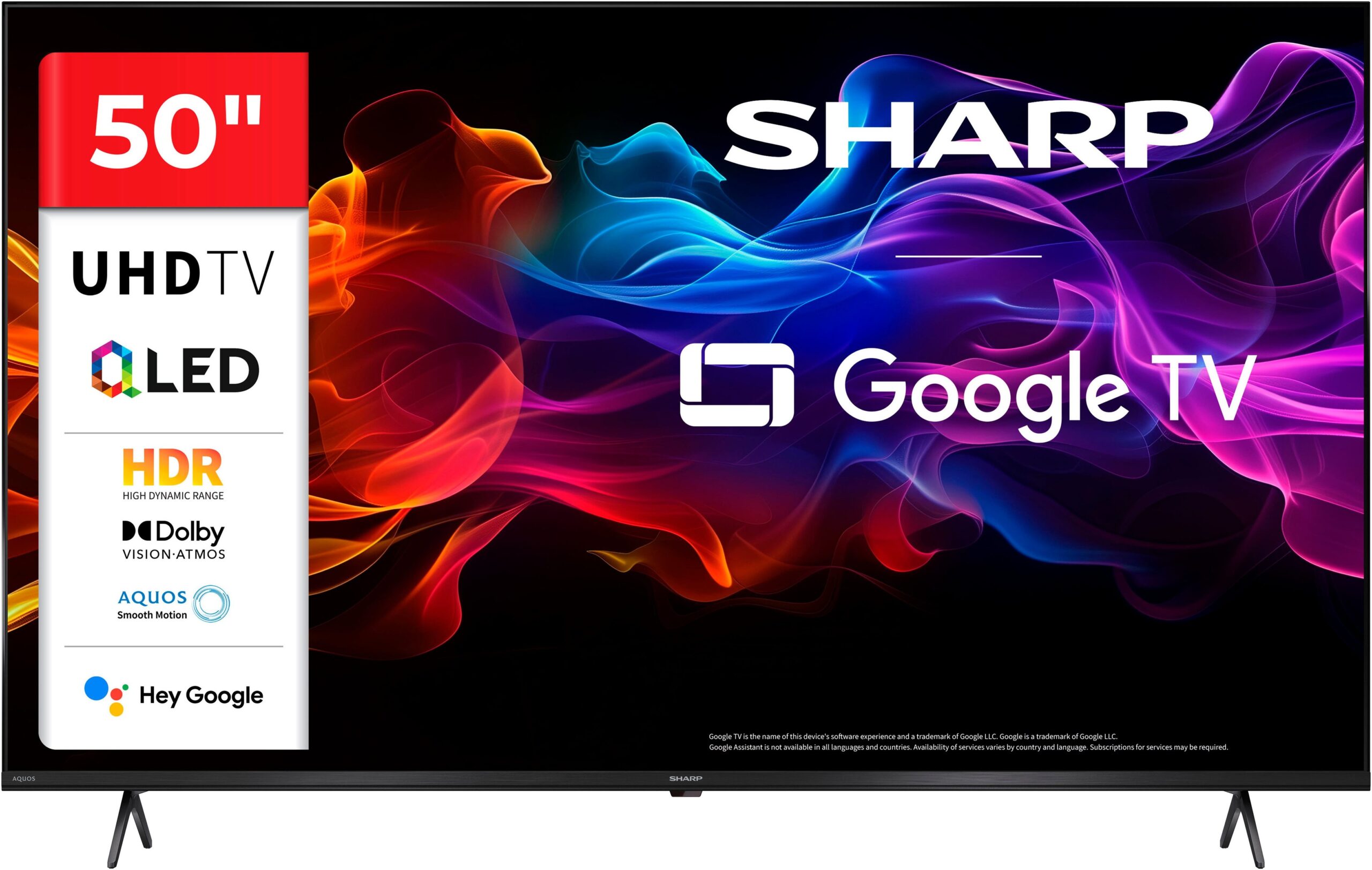 Sharp 4K Ultra HD QLED Google TV – mit QLED großer Farbskala, Dolby Vision HDR – Image 6