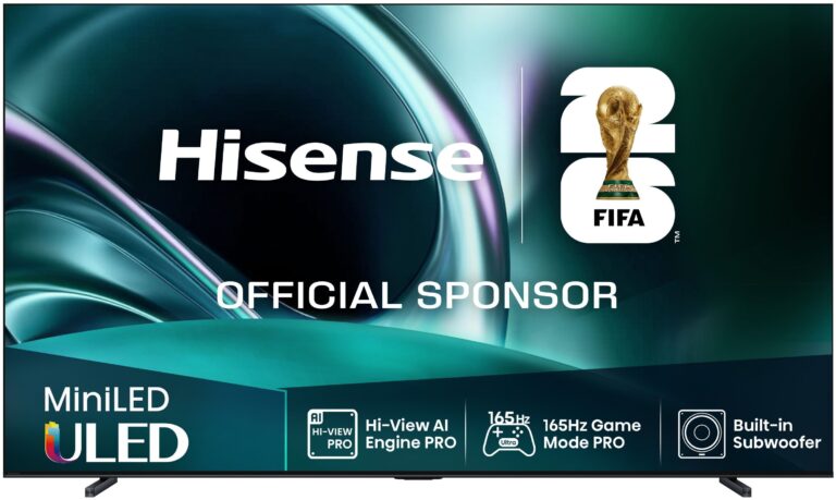 Hisense 100U7Q 100 Zoll Mini LED ULED 4K Smart TV – mit Quantum Dot Colour
