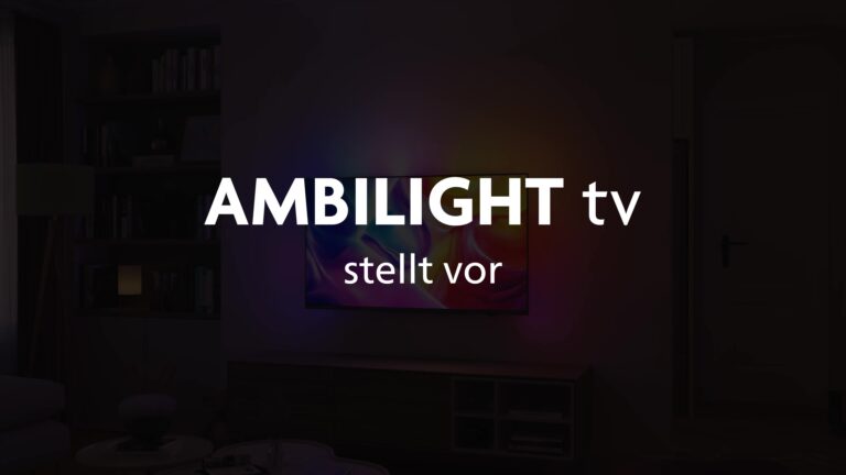 Philips PUS9000 4K QLED Ambilight Smart TV – mit 3-seitigem Ambilight, P5 Picture