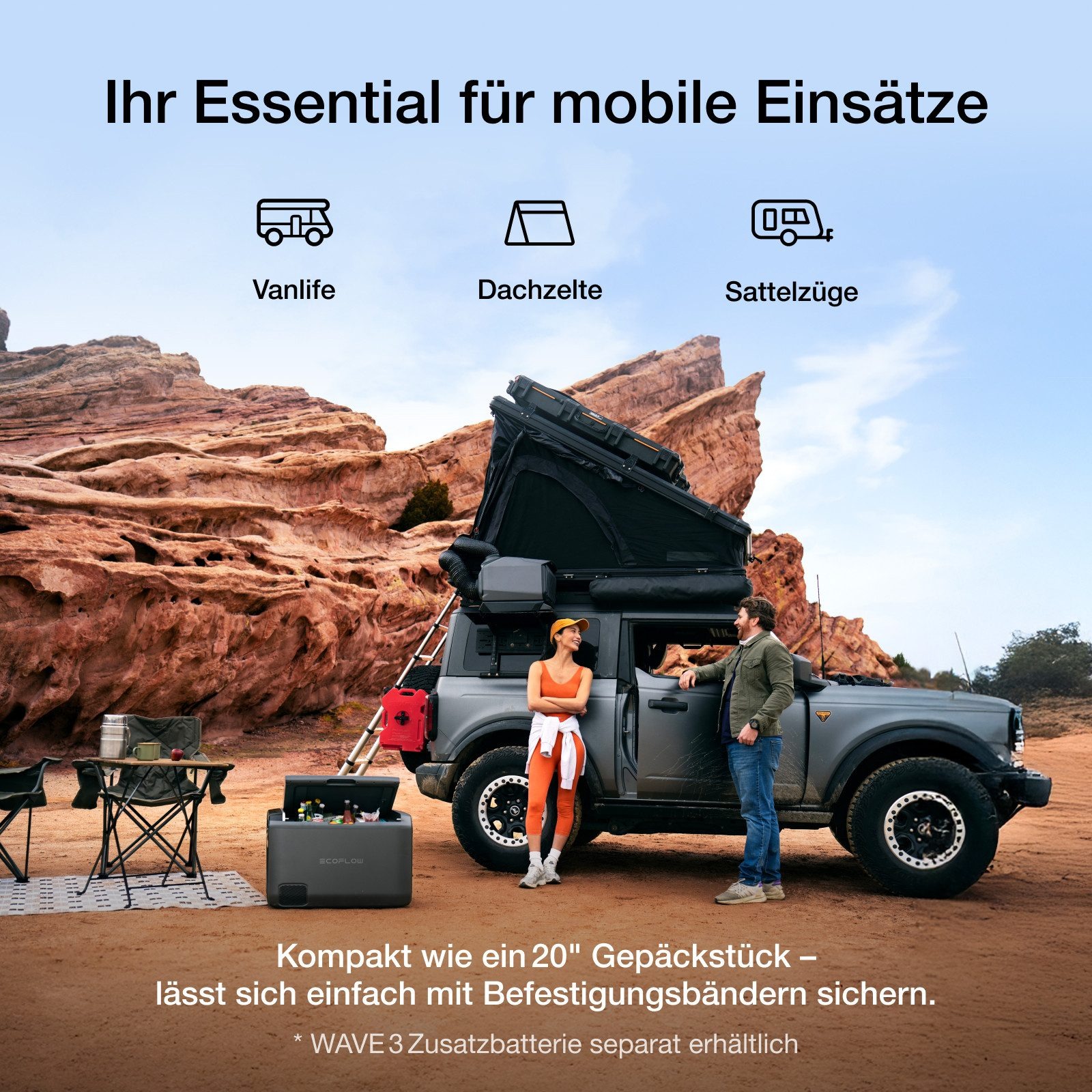 Mobile Klimaanlage EcoFlow WAVE 3 – Leistungsstarke Kühlung und Heizung für unterwegs – Image 7