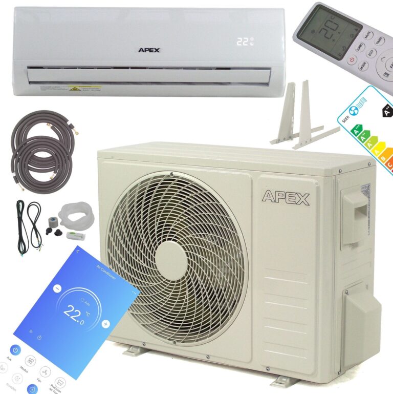 Split-Klimaanlage Apex 18IR 18000 BTU – Leistungsstarke 4-in-1 Klimaanlage mit Wärmepumpe