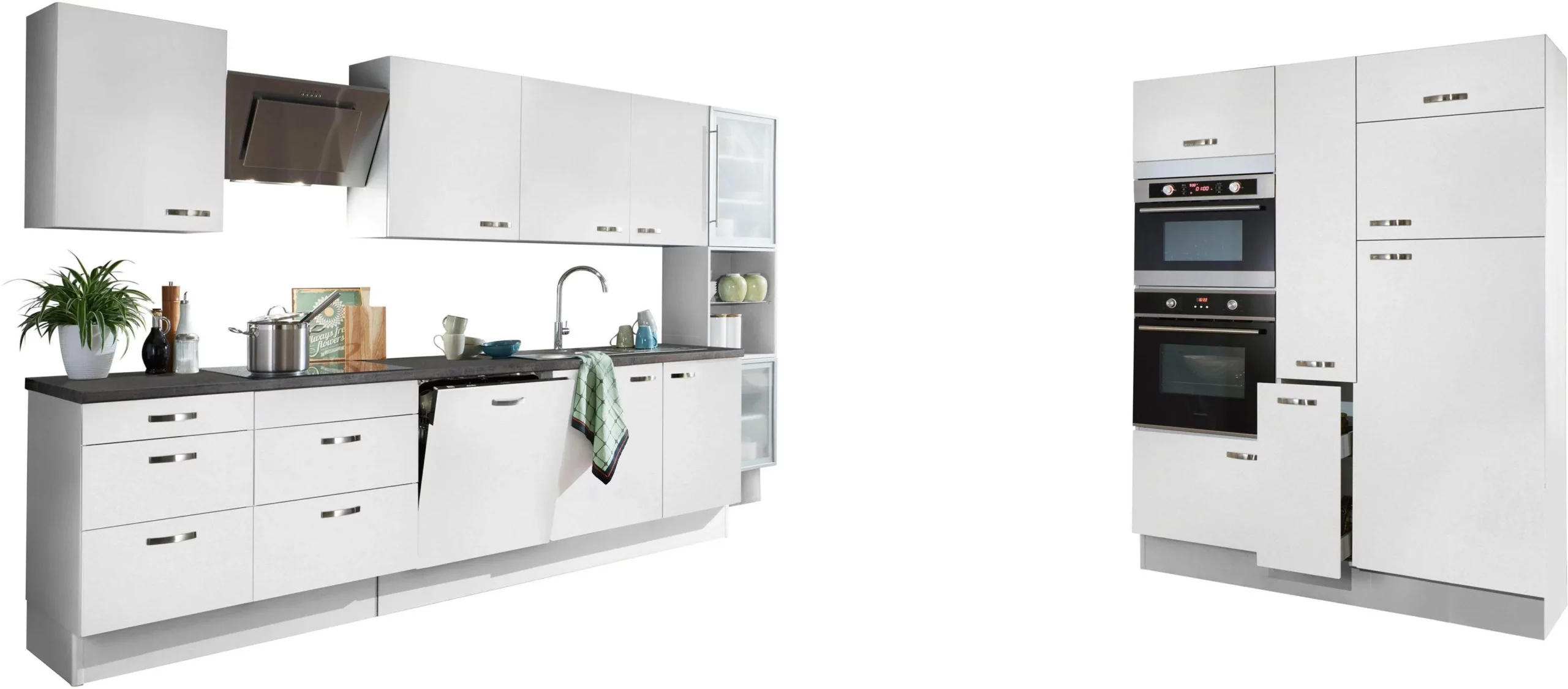 Küchenzeile KS-Cara mit Vollauszügen und Soft-Close-Funktion, Breite 480 cm – Image 3