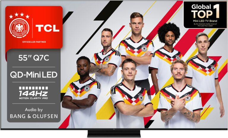 Fernseher TCL 55Q7CX1 – brillantes Mini-LED