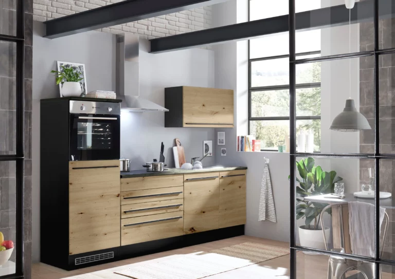 Küchenzeile Jazz Breite 260 cm, wahlweise mit E-Geräten