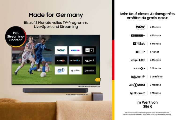 Samsung OLED 4K S85H 55 Zoll – OLED HDR, Motion Xcelerator 120Hz