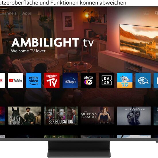 Fernseher Philips PUS8600 – QLED Ambilight Smart TV – Image 8