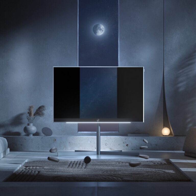 Loewe stellar 48 alu brushed + alu – 100 % Made in Germany