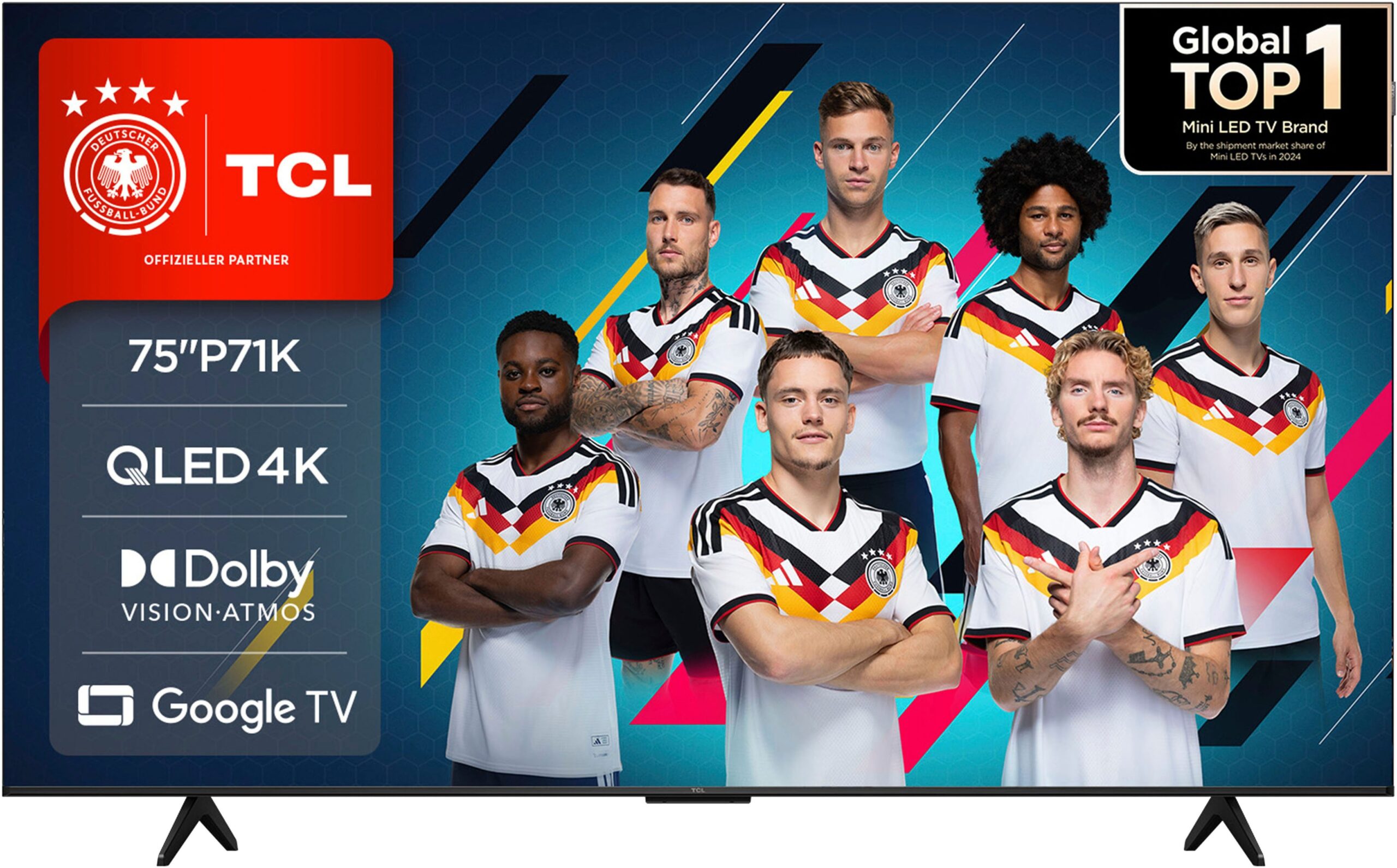 TCL QLED 4K 75P71KX1 – 75 Zoll QLED 4K Smart TV mit Google TV, HVA-Panel – Image 6