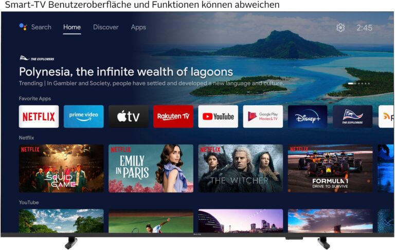Philips 43PUS7800/12 4K QLED Smart TV – mit Pixel Precise Ultra HD