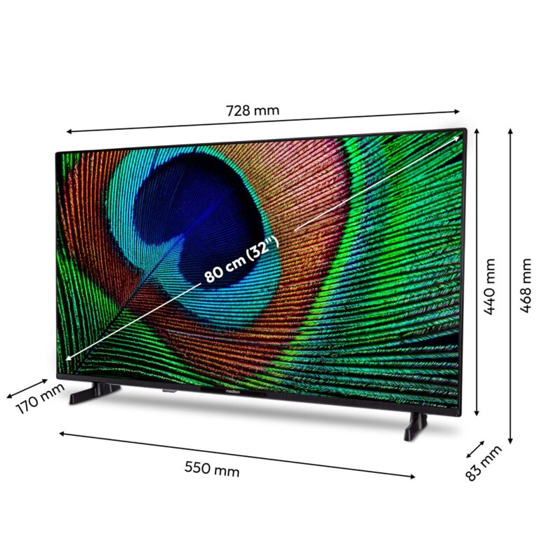 MEDION LIFE P8322500 MD832100 – 32 Zoll Full HD Android Smart TV mit HDR