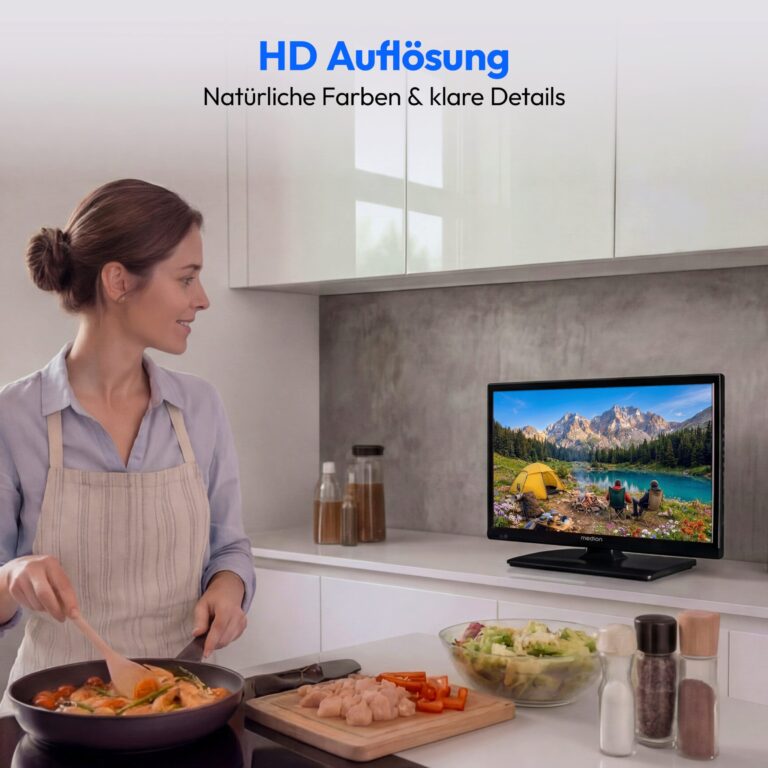 MEDION LIFE E8192500 MD819000 – 19 Zoll HD Fernseher mit Car-Adapter,