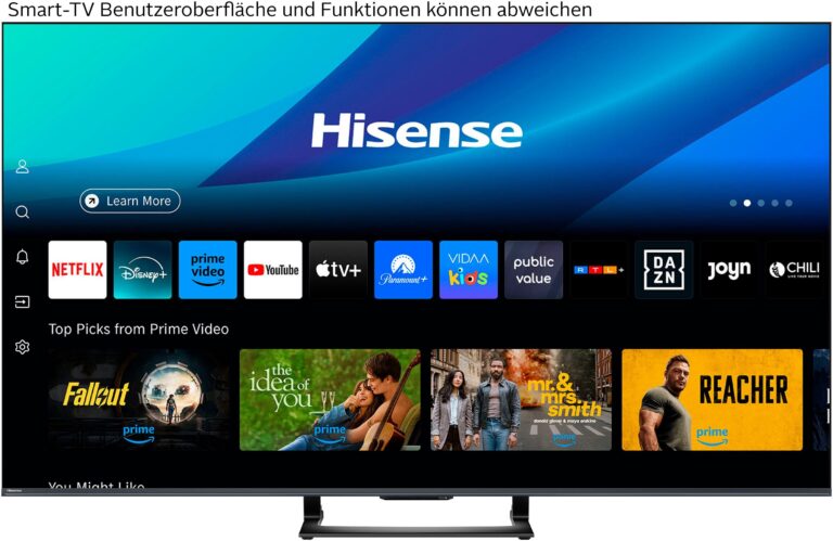 Hisense U7Q Mini LED ULED TV – Mini-LED-Hintergrundbeleuchtung,