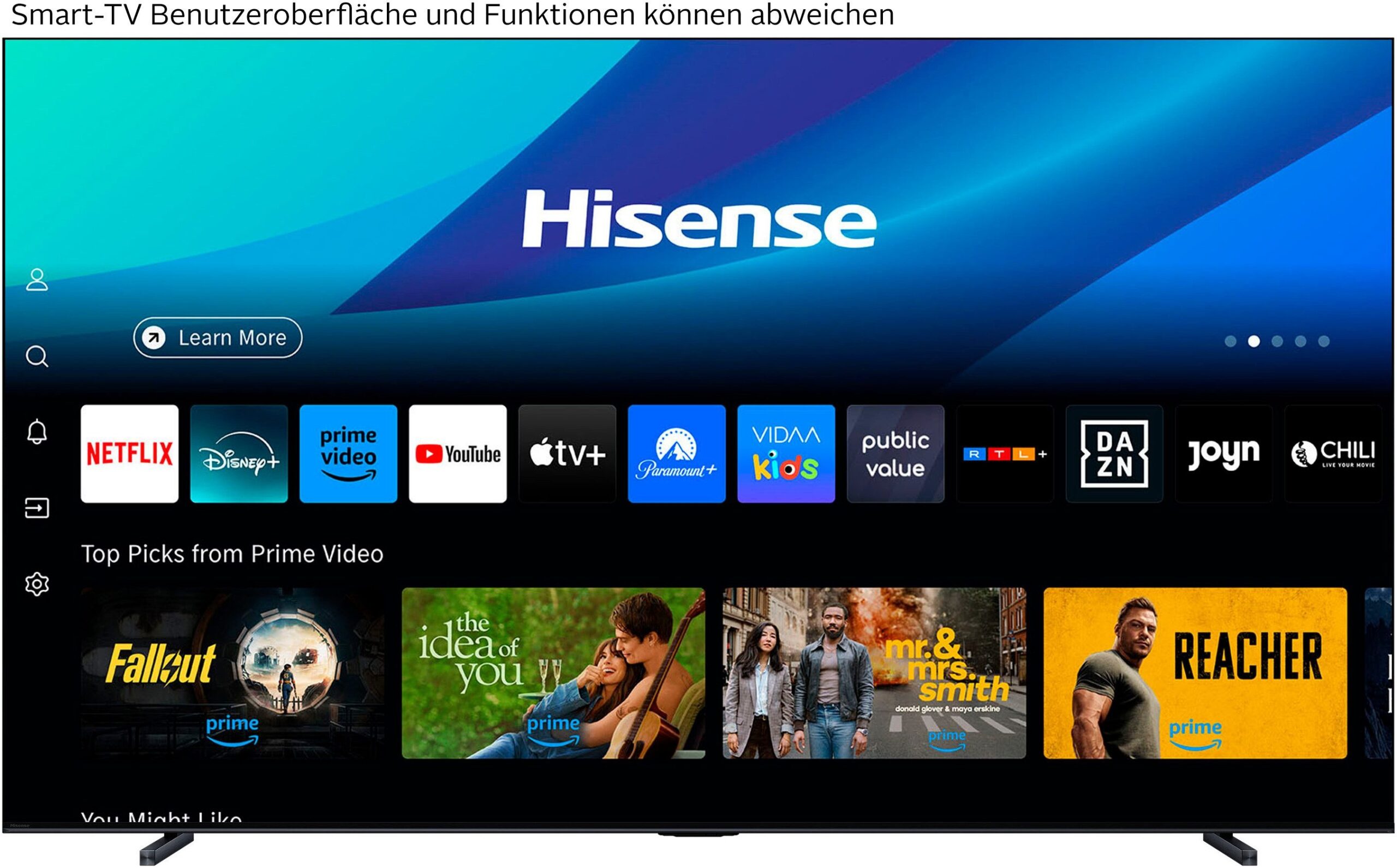 Hisense 100U7Q 100 Zoll Mini LED ULED 4K Smart TV – mit Quantum Dot Colour – Image 3