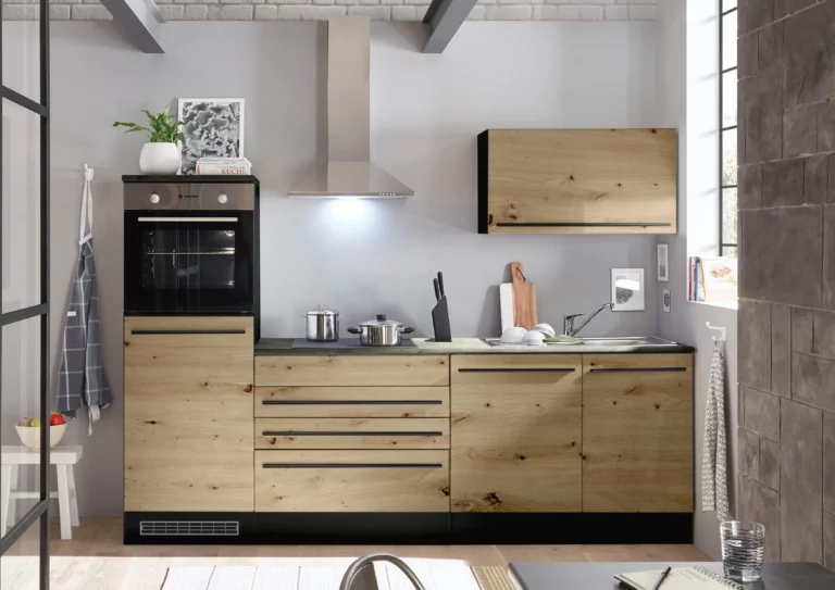 Küchenzeile Jazz Breite 260 cm, wahlweise mit E-Geräten