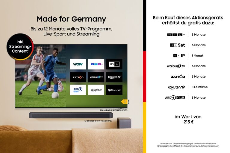 Smart TV Samsung GQ75Q6FAAU – 75 Zoll 4K QLED