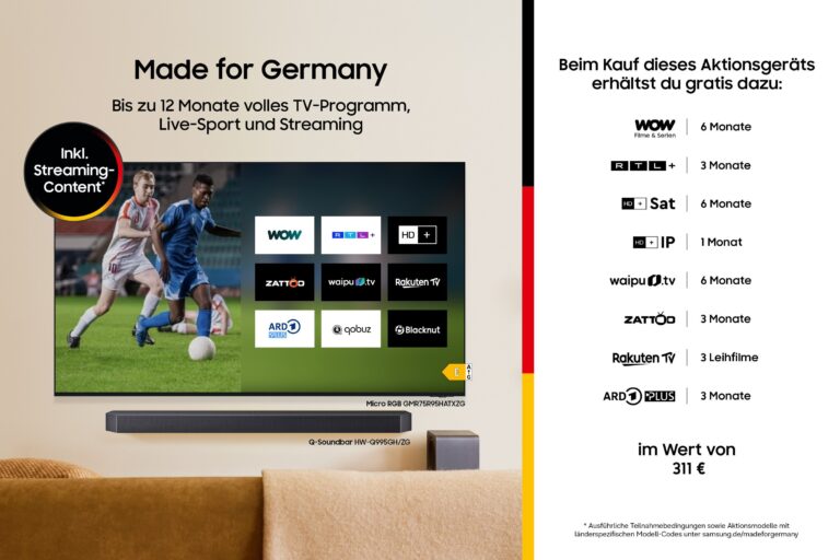 Fernseher Samsung Neo QLED QN85F 65" – Mini LED mit Neural Quantum AI Prozessor und Art Store
