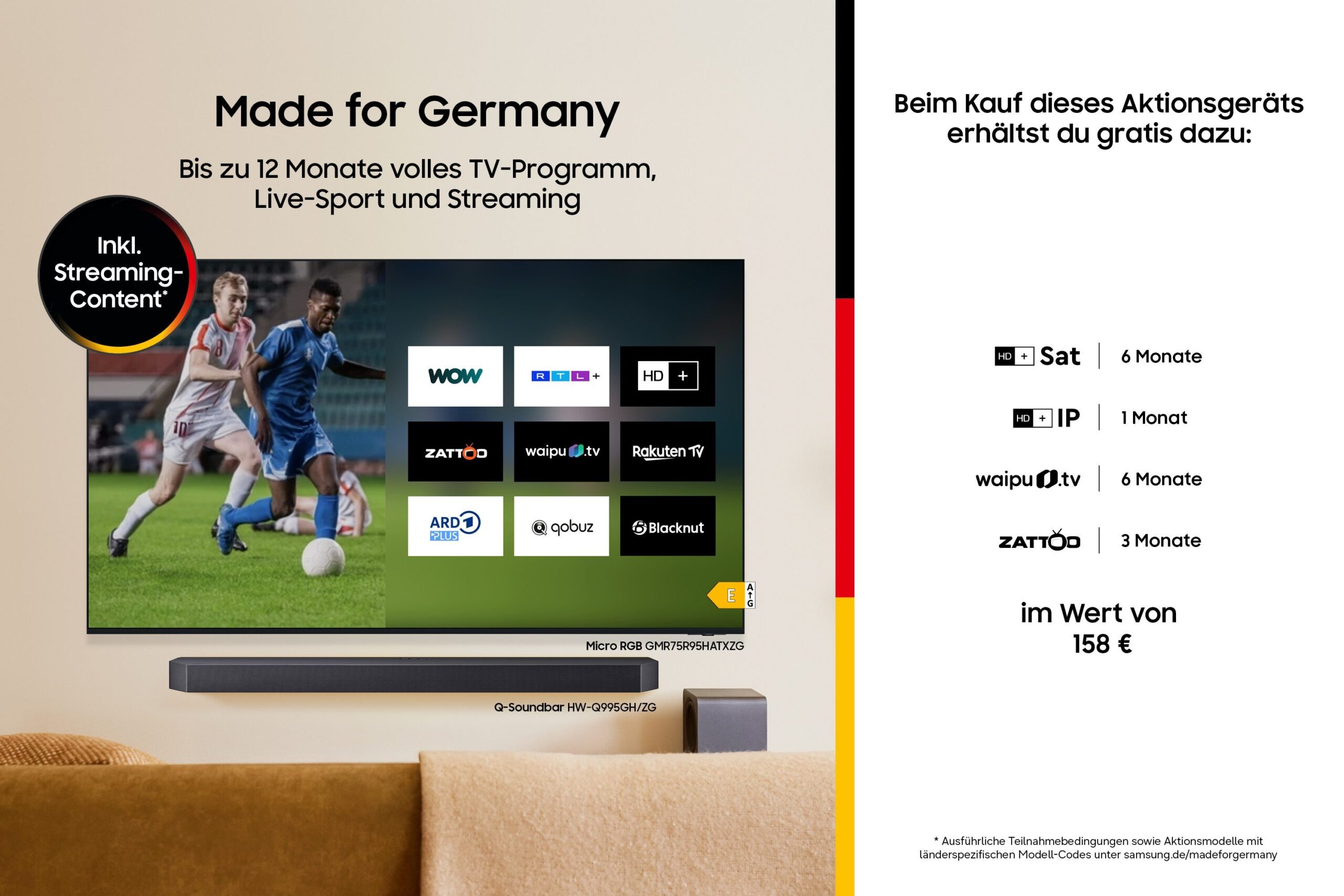 Fernseher Samsung GU85U8079FU 85" – Crystal Prozessor 4K, Samsung Knox – Image 8