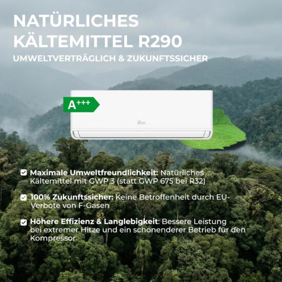 Split-Klimaanlage Kältebringer 12000 BTU – Energieeffiziente Klimatisierung für jede Jahreszeit – Image 6