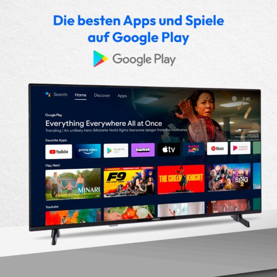 MEDION LIFE P8322500 MD832100 – 32 Zoll Full HD Android Smart TV mit HDR – Image 5