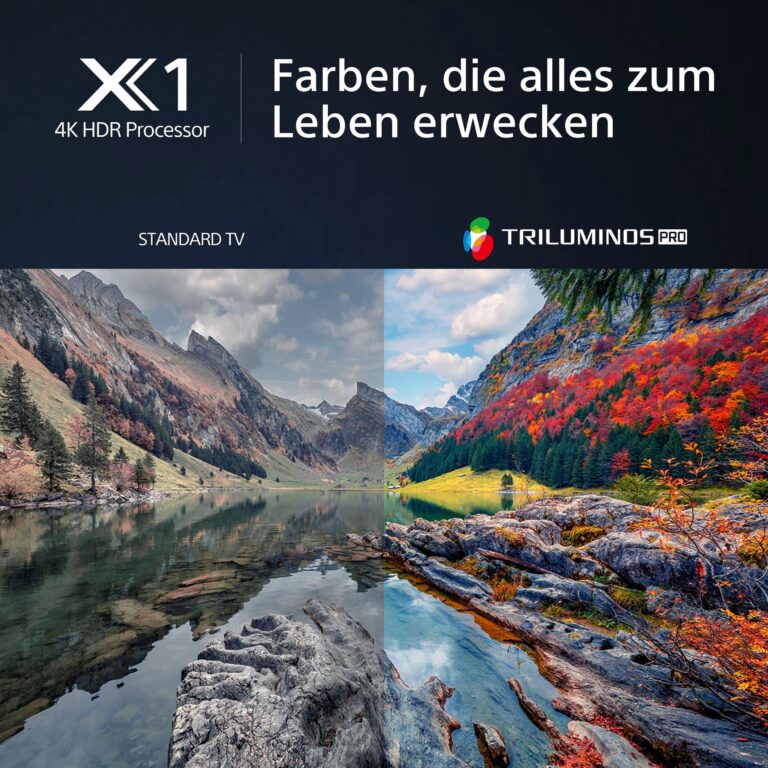 Sony KD-X85L 85 Zoll 4K Ultra HD Smart Google TV – mit Triluminos Pro, X1-Prozessor