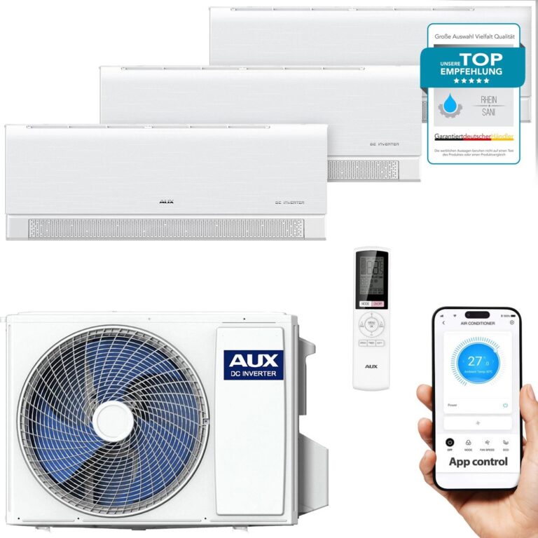 Multi Split Klimaanlage AUX Set – Flexible Klimatisierung für mehrere Räume