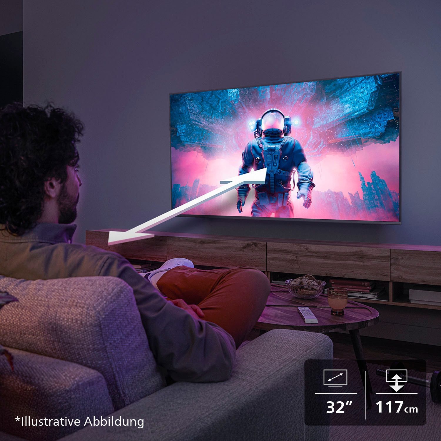 Fernseher Philips 32PHS6000/12 32 Zoll HD LED Smart TV – Image 7