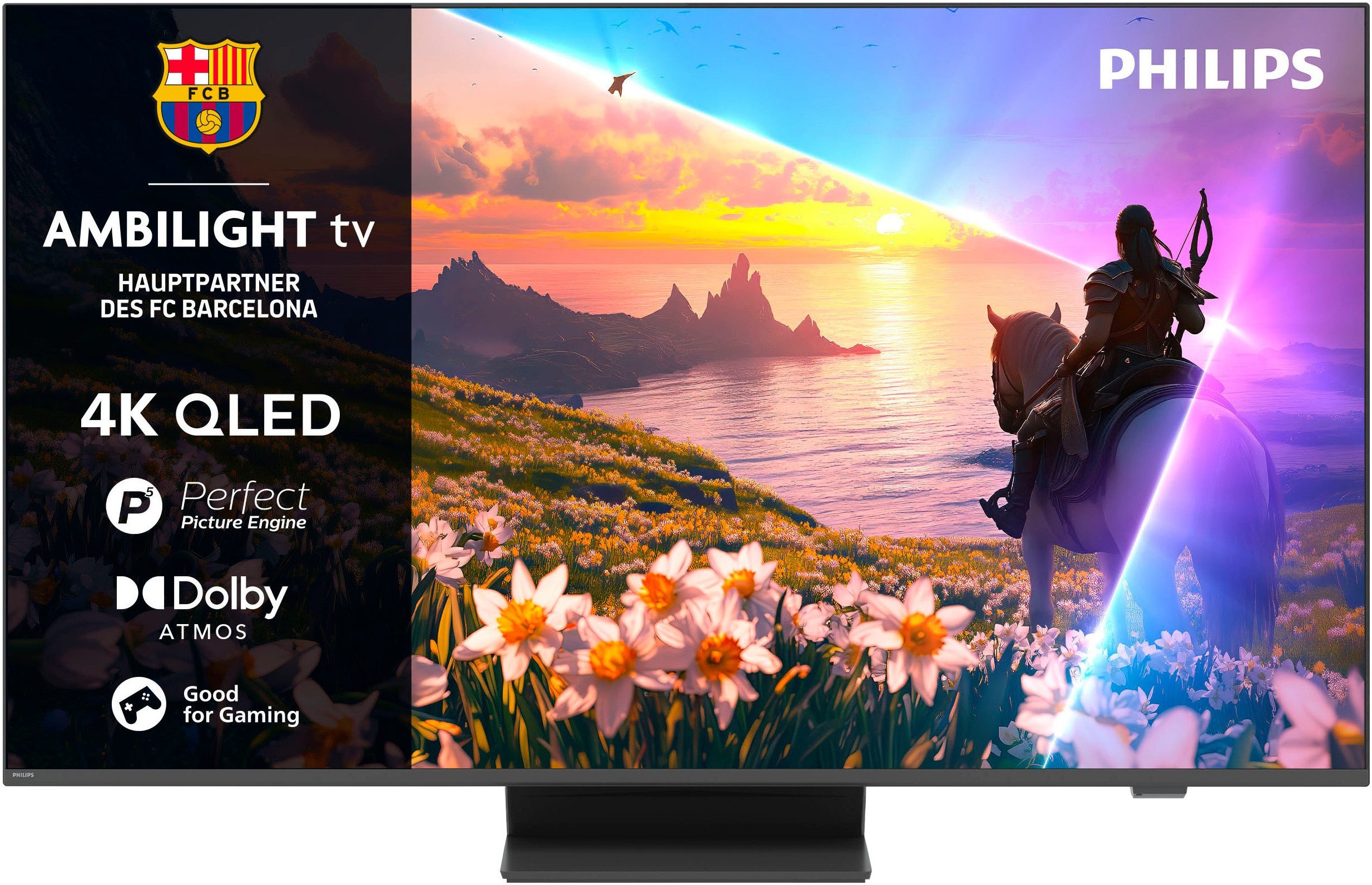 Fernseher Philips PUS8600 – QLED Ambilight Smart TV – Image 1