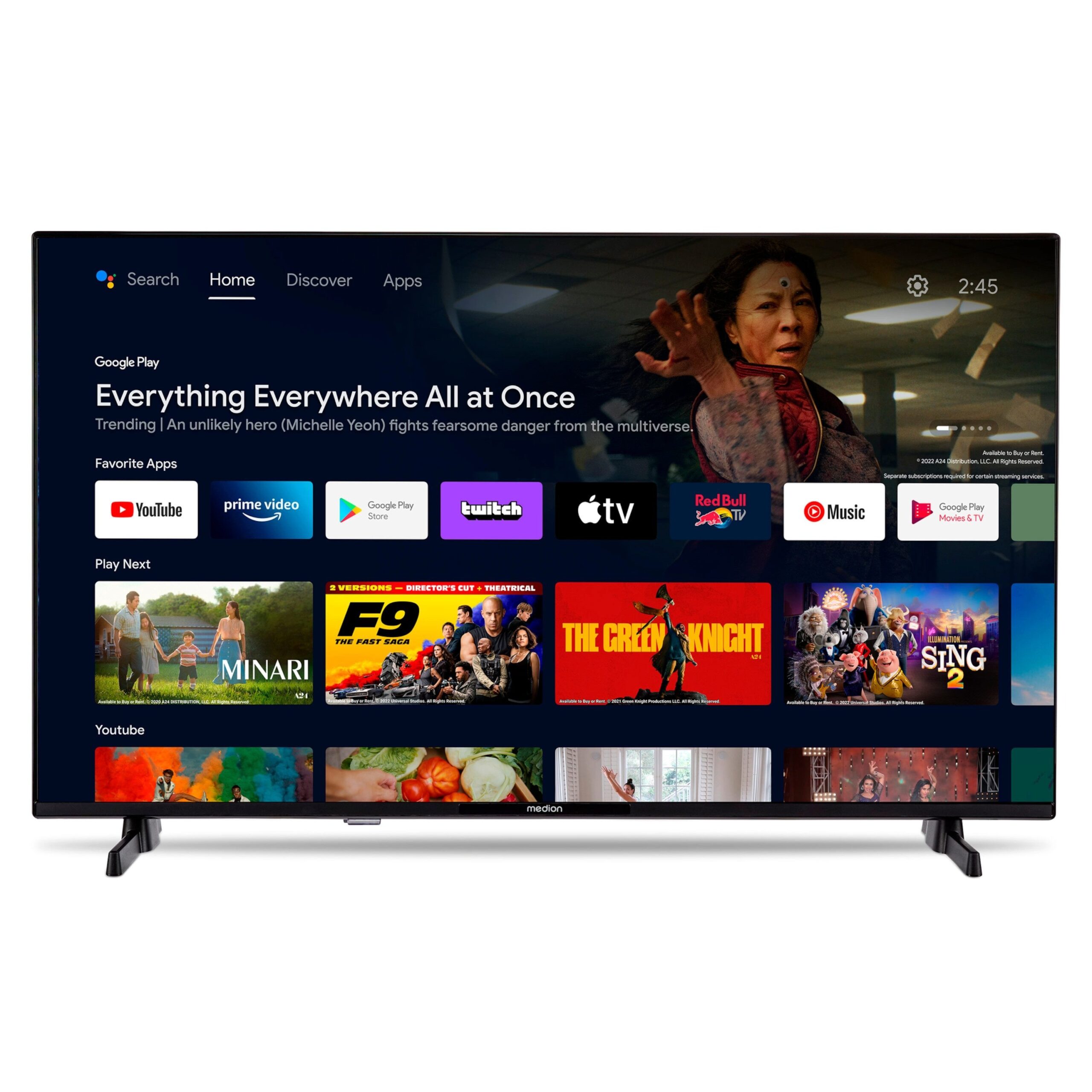 MEDION LIFE P8322500 MD832100 – 32 Zoll Full HD Android Smart TV mit HDR – Image 1