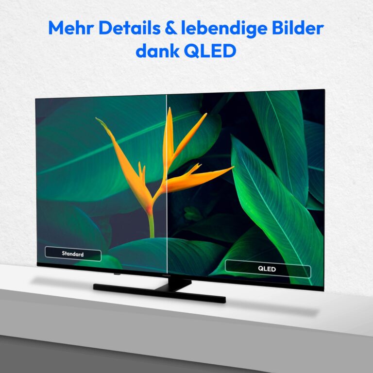 MEDION LIFE X8432504 MD843600 – 4K QLED Smart TV mit Dolby Vision,