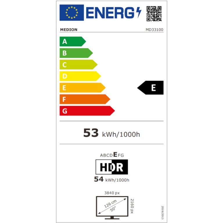 MEDION LIFE X15056 MD33100 – 50 Zoll 4K UHD QLED Smart TV mit HDR10,