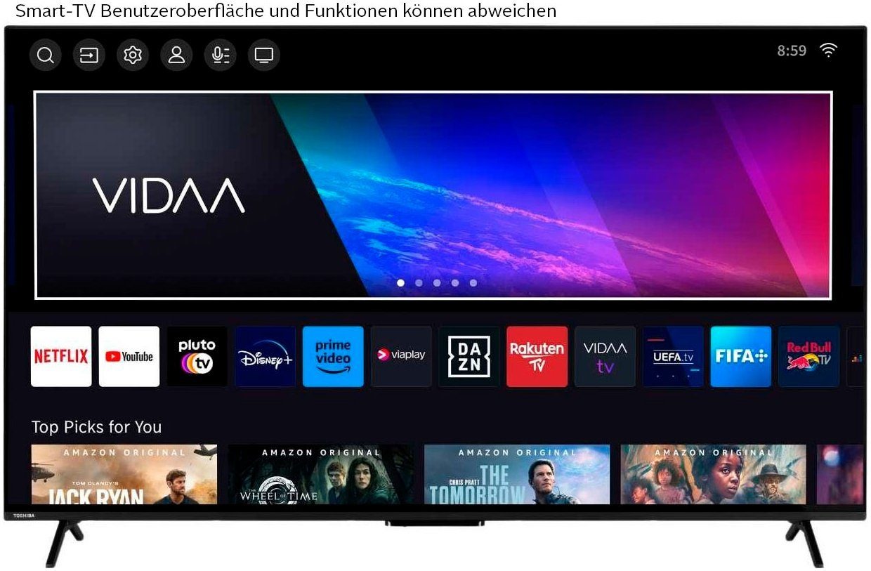Toshiba 65 Zoll QLED 4K Smart TV – Ultra HD QLED Flat TV mit Triple Tuner – Image 4