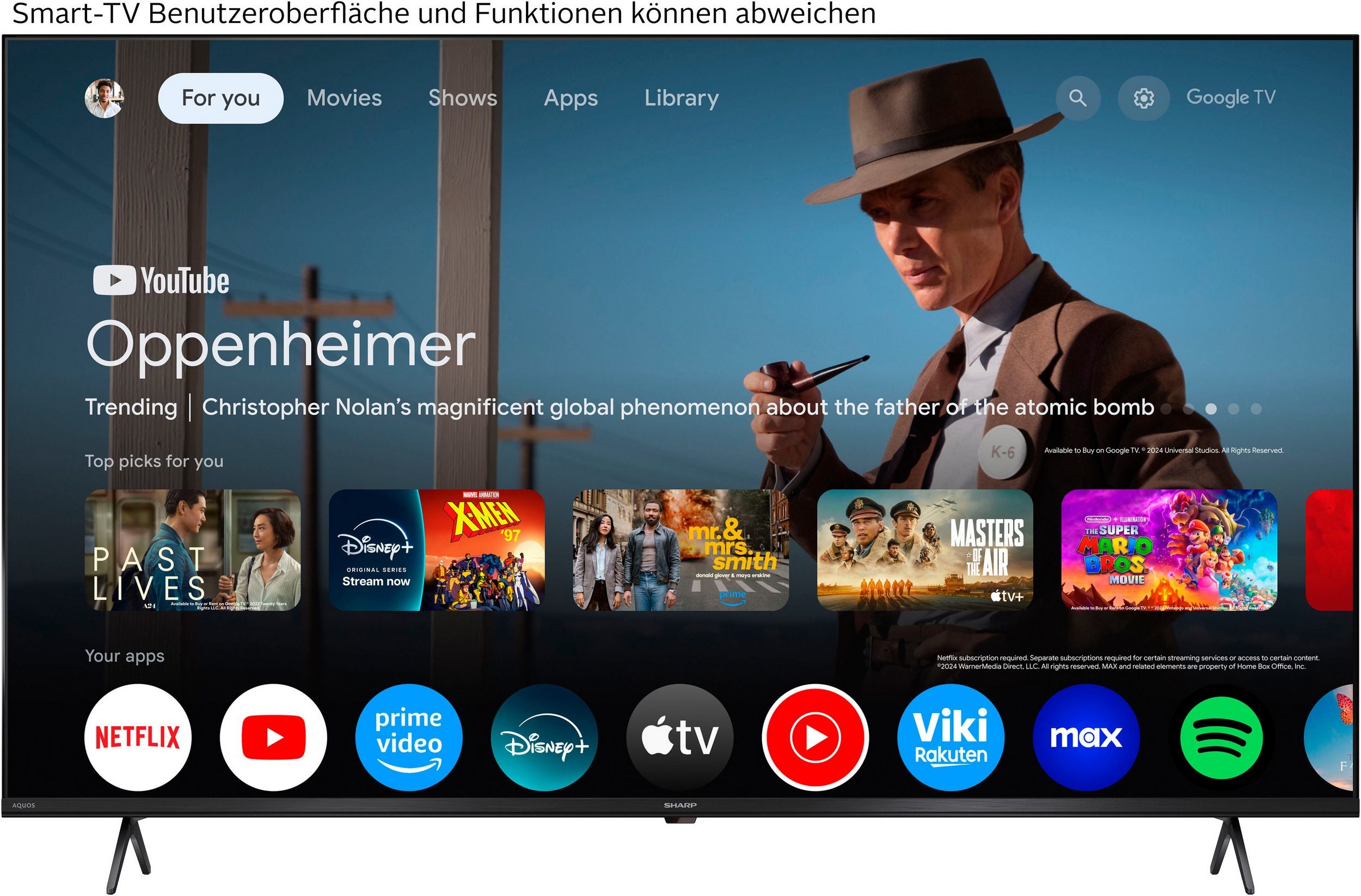 Sharp 4K Ultra HD QLED Google TV – mit QLED großer Farbskala, Dolby Vision HDR – Image 5