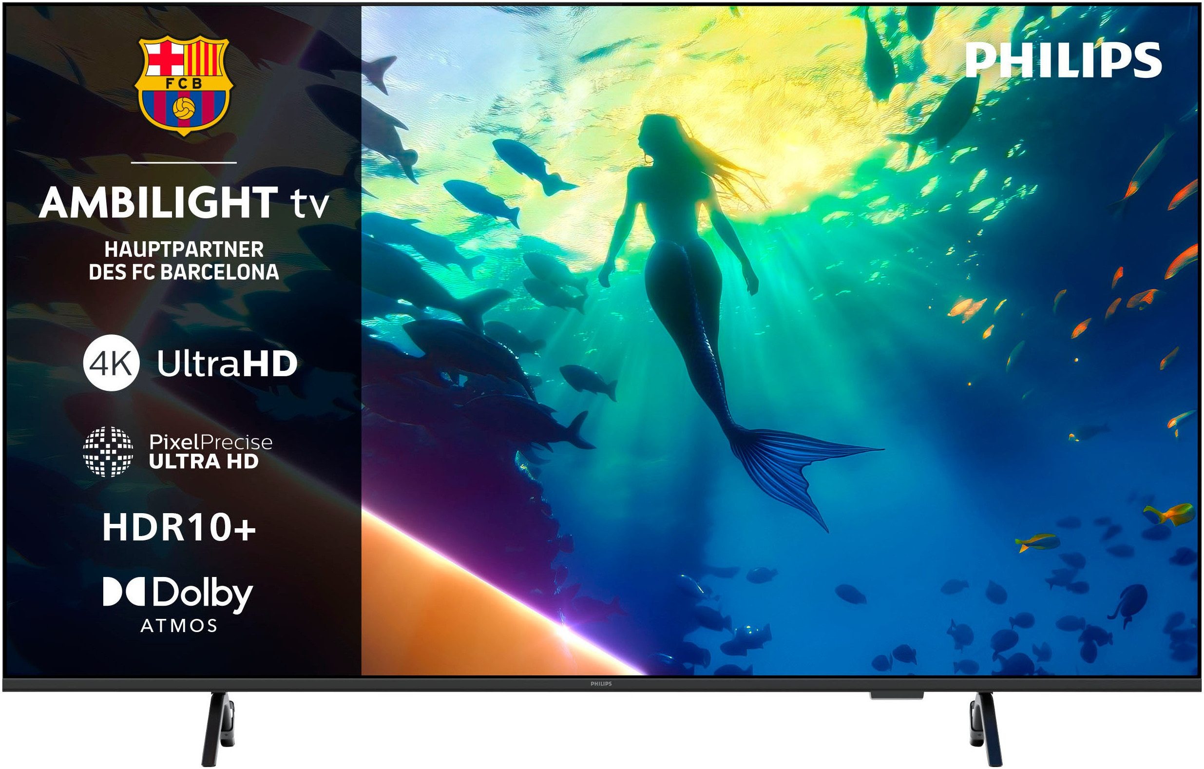 Philips 50PUS8000/12 4K LED Smart TV – mit 3-seitigem Ambilight – Image 1