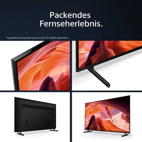 Sony KD-X85L 85 Zoll 4K Ultra HD Smart Google TV – mit Triluminos Pro, X1-Prozessor – Image 4