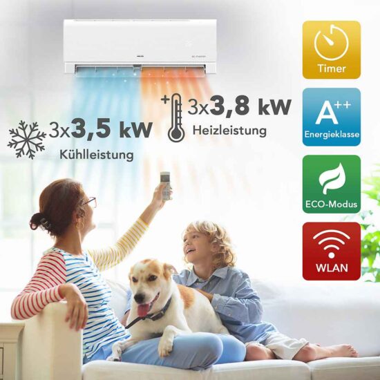 Multi Split Klimaanlage AUX Set – Flexible Klimatisierung für mehrere Räume – Image 2