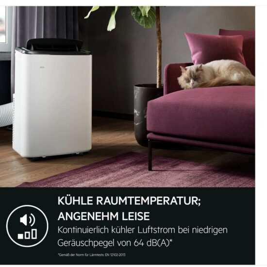 Mobile Klimaanlage AEG AXP26U339CW Comfort 6000 – Smarte und energieeffiziente Kühlung für Ihr Zuhause – Image 5
