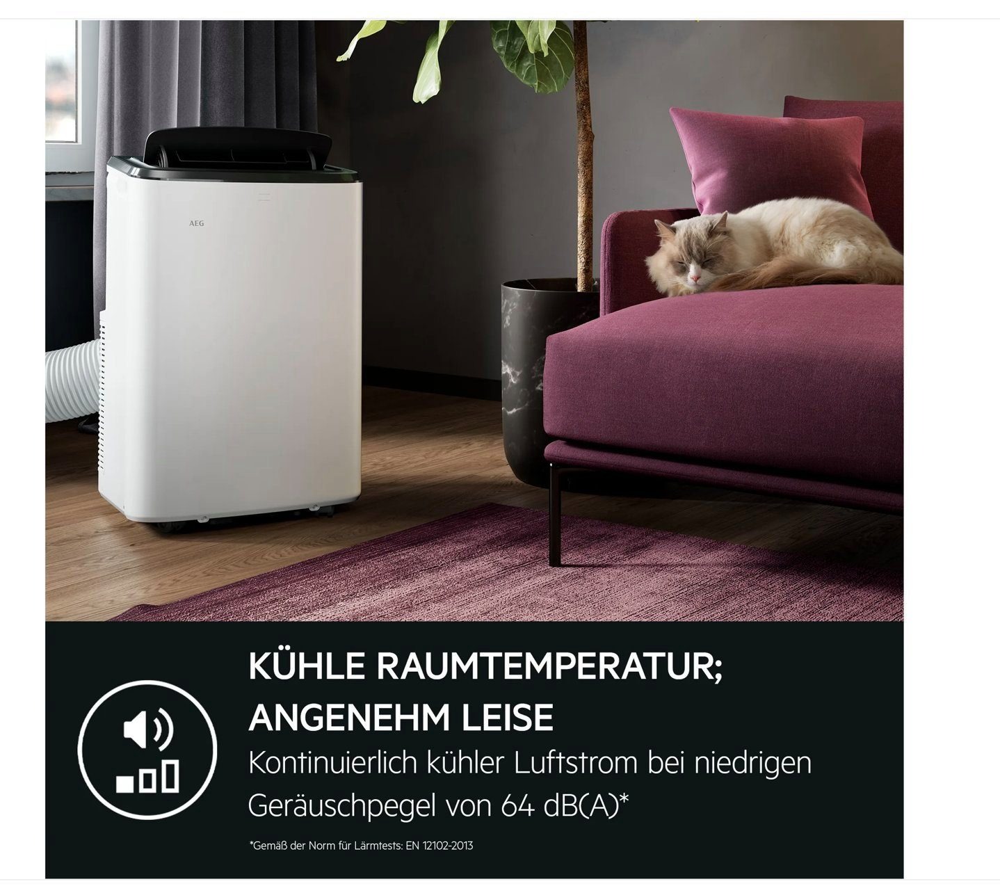 Mobile Klimaanlage AEG AXP26U339CW Comfort 6000 – Smarte und energieeffiziente Kühlung für Ihr Zuhause – Image 5
