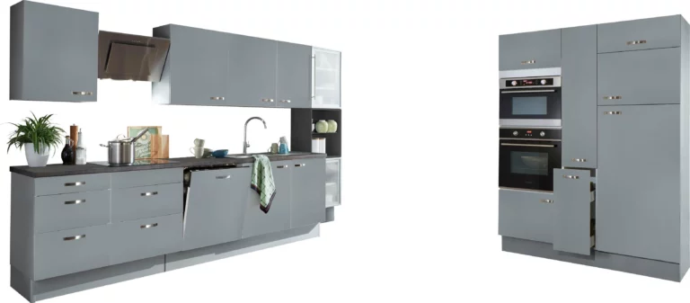 Küchenzeile KS-Cara mit Vollauszügen und Soft-Close-Funktion, Breite 480 cm
