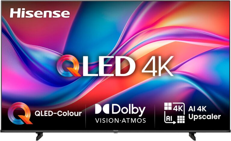 Fernseher Hisense E77Q 4K QLED Smart TV – Quantum Dot Colour, AI Smooth Motion