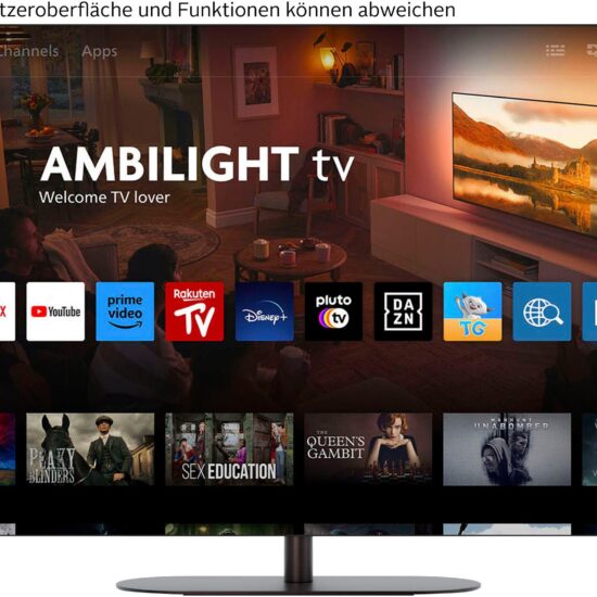 Fernseher Philips OLED810 – 4K OLED Smart TV mit 3-seitigem Ambilight