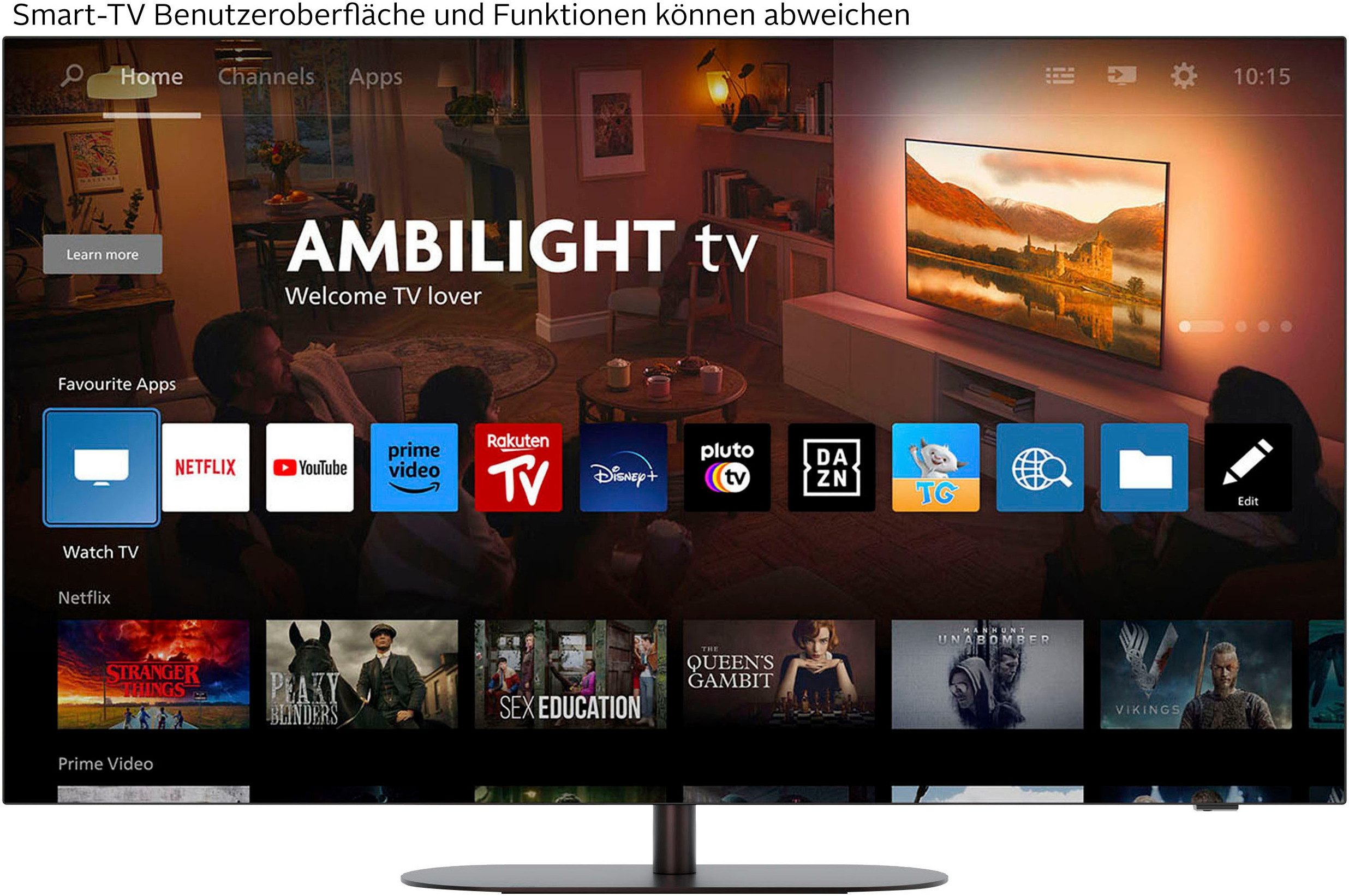 Fernseher Philips OLED810 – 4K OLED Smart TV mit 3-seitigem Ambilight – Image 1