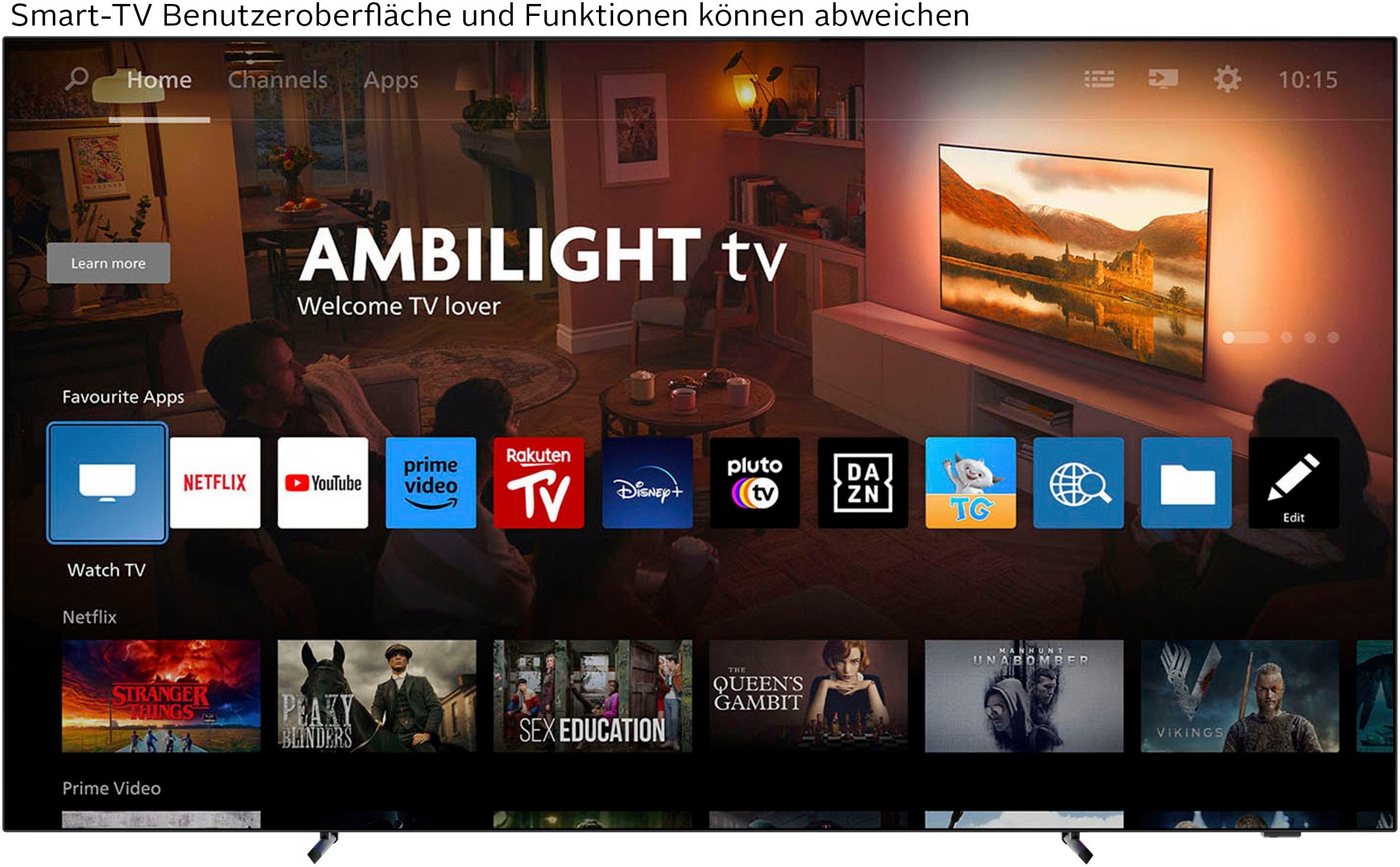 Fernseher Philips OLED950 – 4K OLED+ Smart TV mit 4-seitigem Ambilight – Image 9