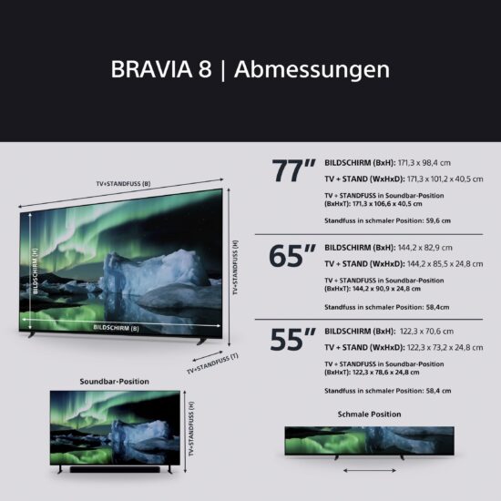 Fernseher Sony BRAVIA 8 – 4K OLED Smart TV – Image 7
